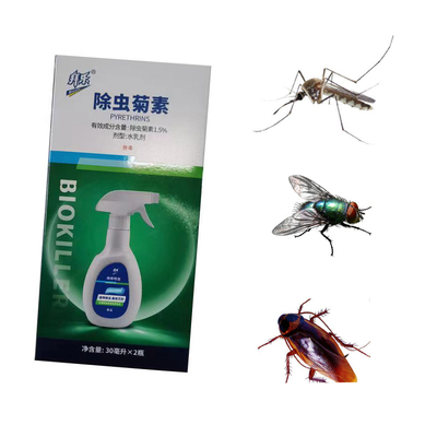 Pyrethrin internationally recognized safest pollution-free natural insecticide mosquitoes flies